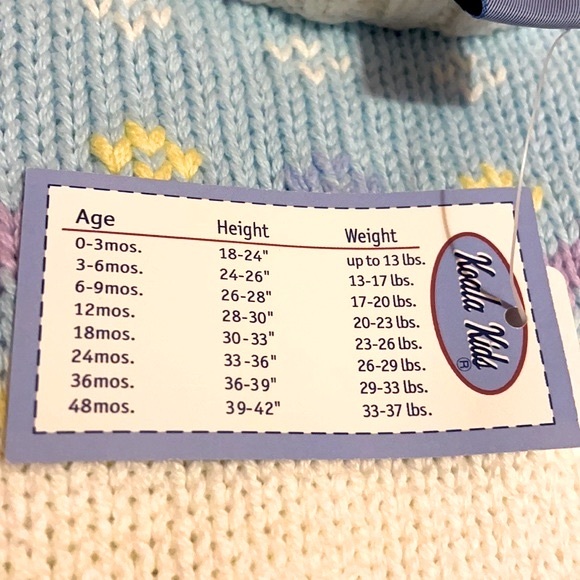 NWT Koala Kids Cotton Sweater Size 6/9 months - Picture 5 of 5